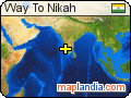 Way To Nikah satellite map