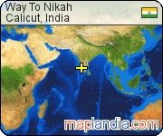 Way To Nikah satellite map