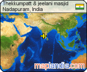Thekkumpatt & jeelani masjid satellite map