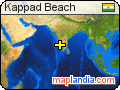 Kappad Beach satellite map