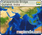 Kanayankode Bridge satellite map