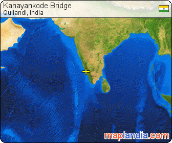 Kanayankode Bridge satellite map