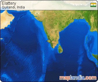 Elattery satellite map