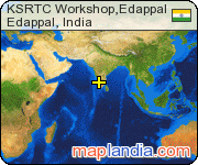 KSRTC Workshop,Edappal satellite map