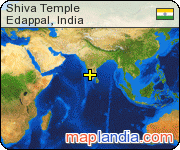 Shiva Temple satellite map