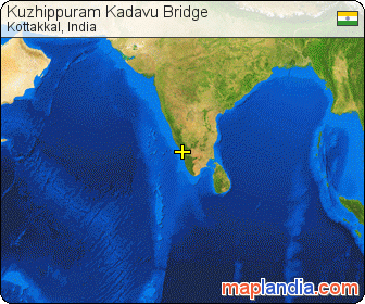 Kuzhippuram Kadavu Bridge satellite map