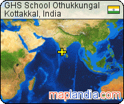 GHS School Othukkungal satellite map