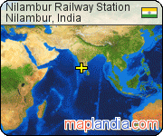 Nilambur Railway Station satellite map
