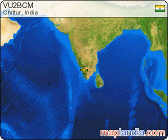 VU2BCM satellite map