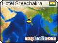 Hotel Sreechakra satellite map