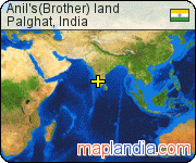 Anil's(Brother) land satellite map