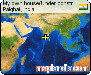 My own house(Under constr. satellite map