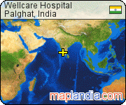 Wellcare Hospital satellite map