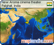 New Aroma cinema theater satellite map