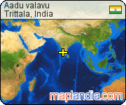 Aadu valavu satellite map