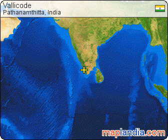 Vallicode satellite map