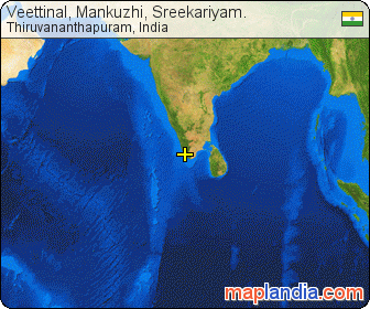 Veettinal, Mankuzhi, Sreekariyam. satellite map