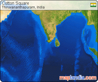 Cotton Square satellite map