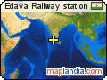 Edava Railway station satellite map