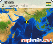 Trithala satellite map