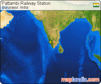 Pattambi Railway Station satellite map