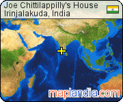 Joe Chittilappilly's House satellite map