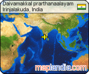 Daivamakkal prarthanaalayam satellite map