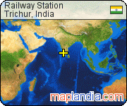 Railway Station satellite map