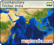 Koorkanchery satellite map