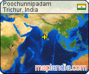 Poochunnipadam satellite map