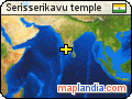 Serisserikavu temple satellite map