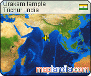 Urakam temple satellite map