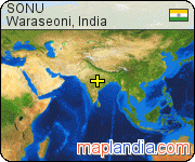 SONU satellite map