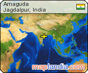 Amaguda satellite map