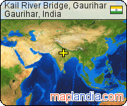Kail River Bridge, Gaurihar satellite map