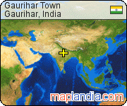 Gaurihar Town satellite map