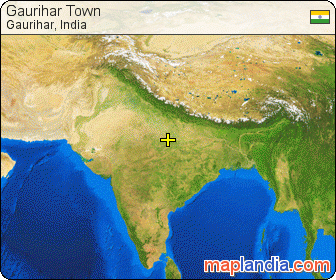Gaurihar Town satellite map