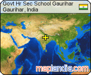 Govt Hr Sec School Gaurihar satellite map