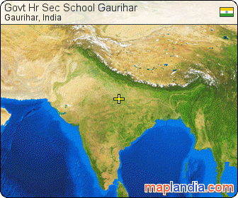 Govt Hr Sec School Gaurihar satellite map