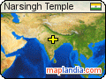 Narsingh Temple satellite map