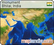 monument satellite map