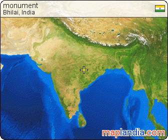 monument satellite map