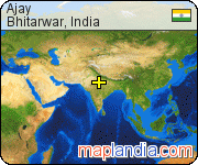 Ajay satellite map