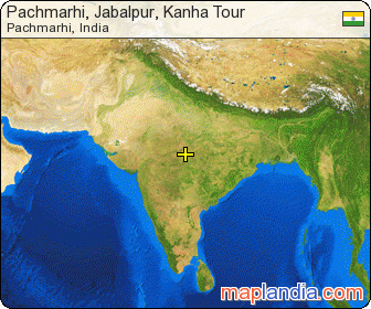 Pachmarhi, Jabalpur, Kanha Tour satellite map