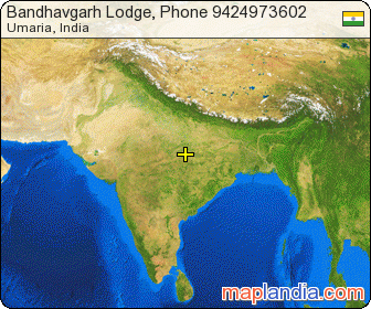 Bandhavgarh Lodge, Phone 9424973602 satellite map