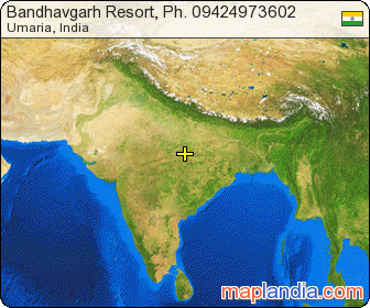Bandhavgarh Resort, Ph. 09424973602 satellite map