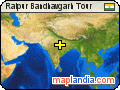 Raipur Bandhavgarh Tour satellite map