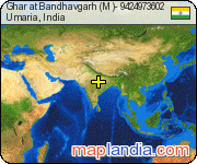 Ghar at Bandhavgarh (M)- 9424973602 satellite map