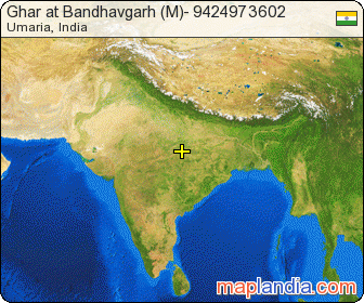 Ghar at Bandhavgarh (M)- 9424973602 satellite map