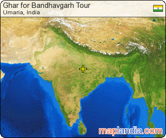 Ghar for Bandhavgarh Tour satellite map